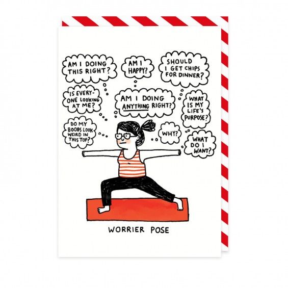 Card- Worrier Pose/D  [SOLD OUT]