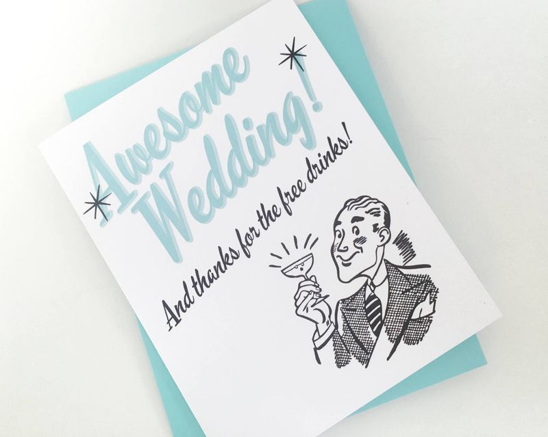 Card - Awesome Wedding...