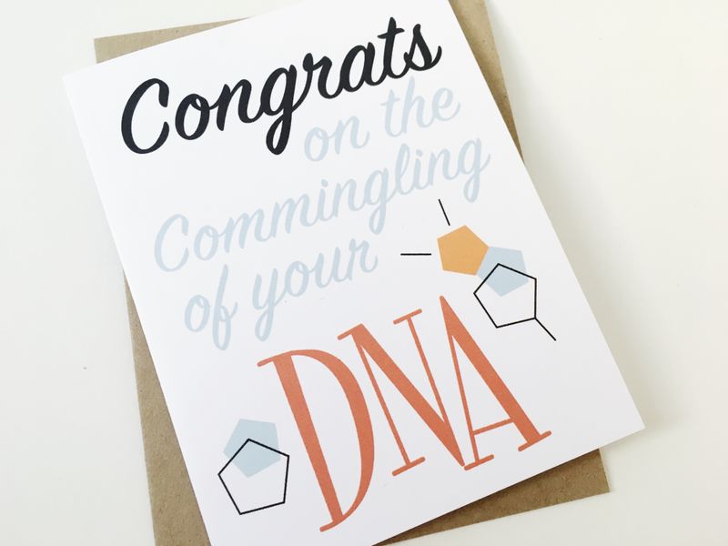 Card - DNA Baby/D