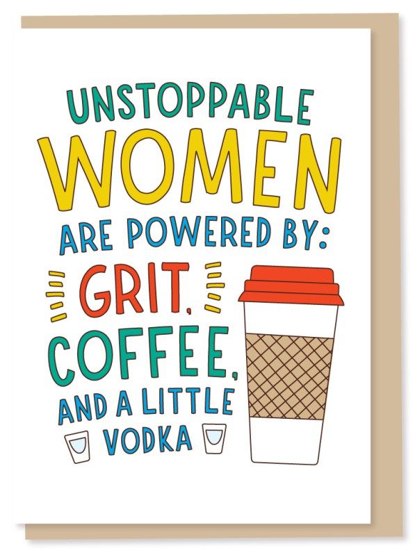 Card - Women are Powered by Grit