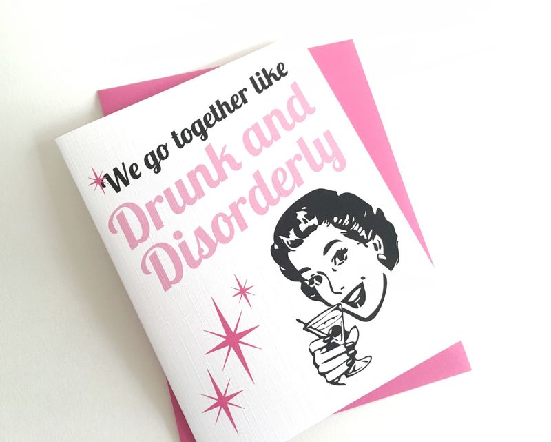 Card - Drunk &amp; Disorderly