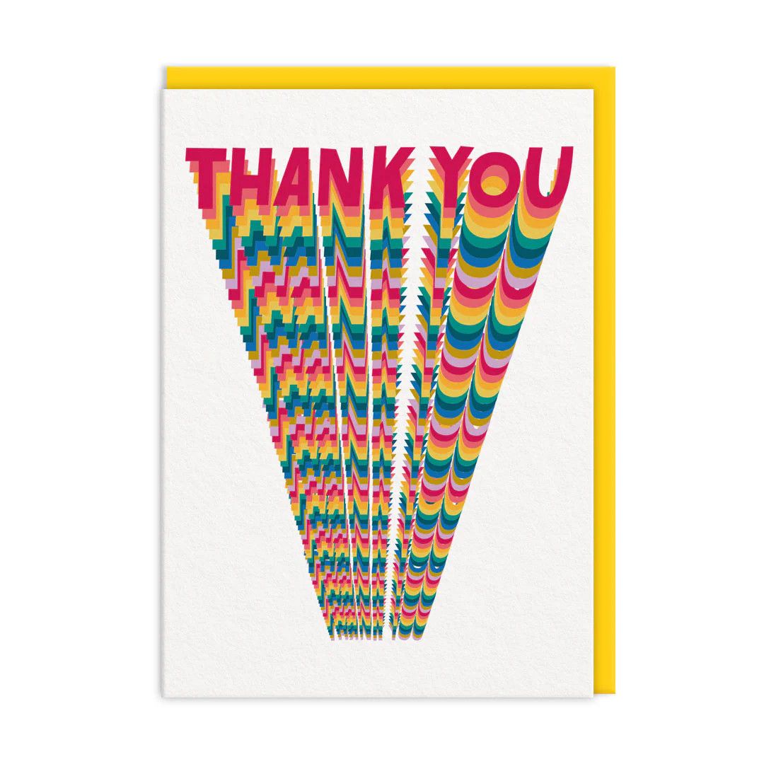 Card - Thank You Repeating