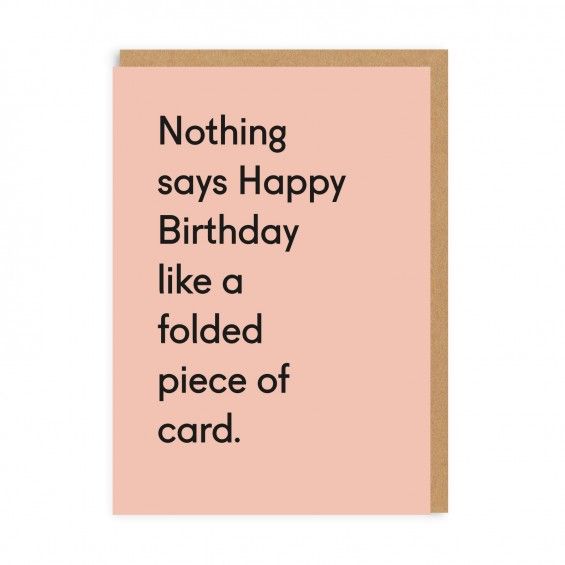 Card - Folded Card