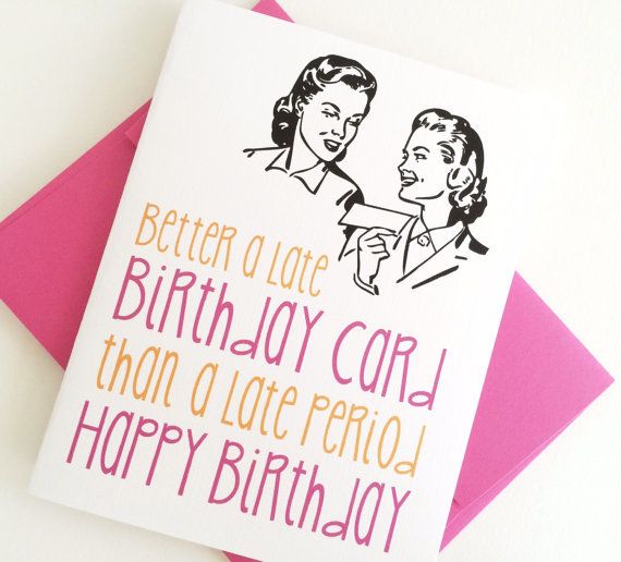 Card - Late Birthday
