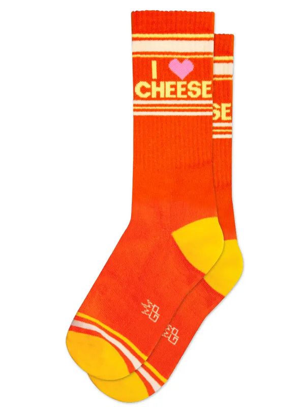 Socks - I Heart Cheese