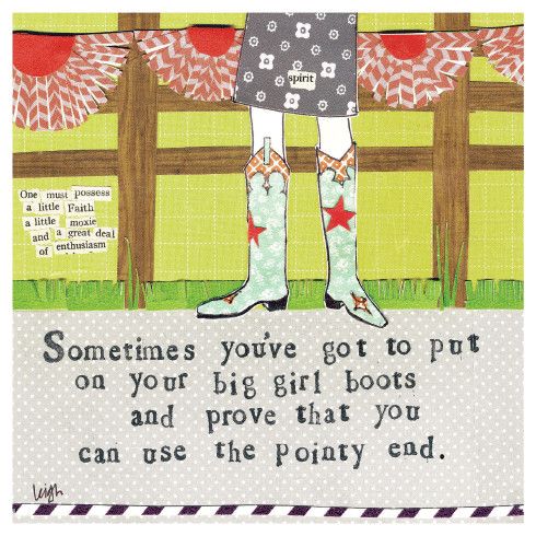 Card - Big Girl Boots