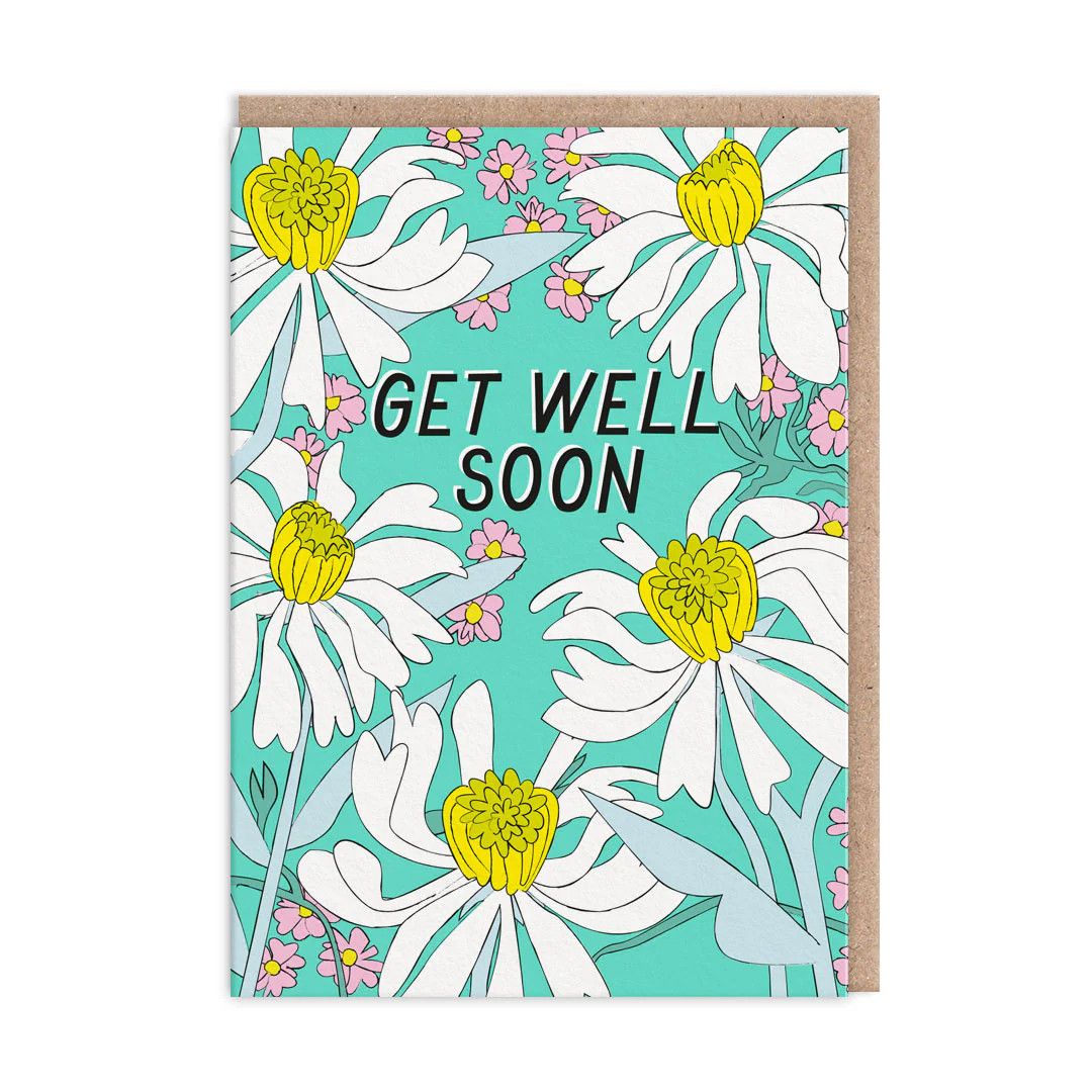 Card - Get Well Soon Daisies