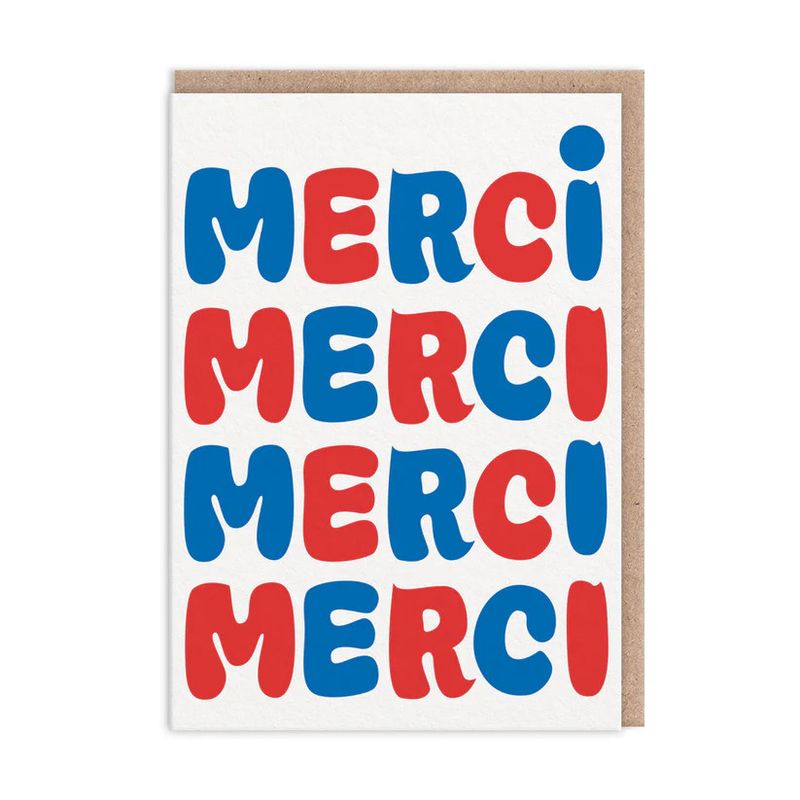 Card - Merci Merci Merci