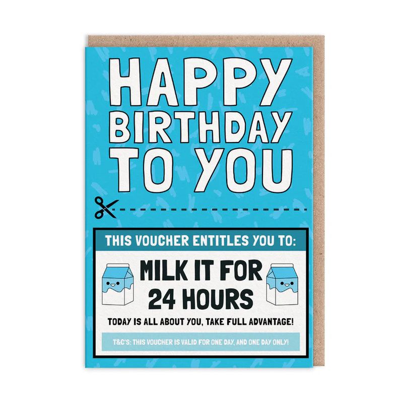 Card - Milk It For 24 Hours Voucher