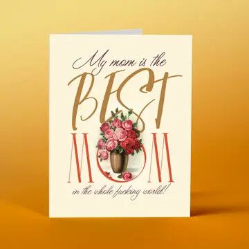 Card -  Best Mom In The World