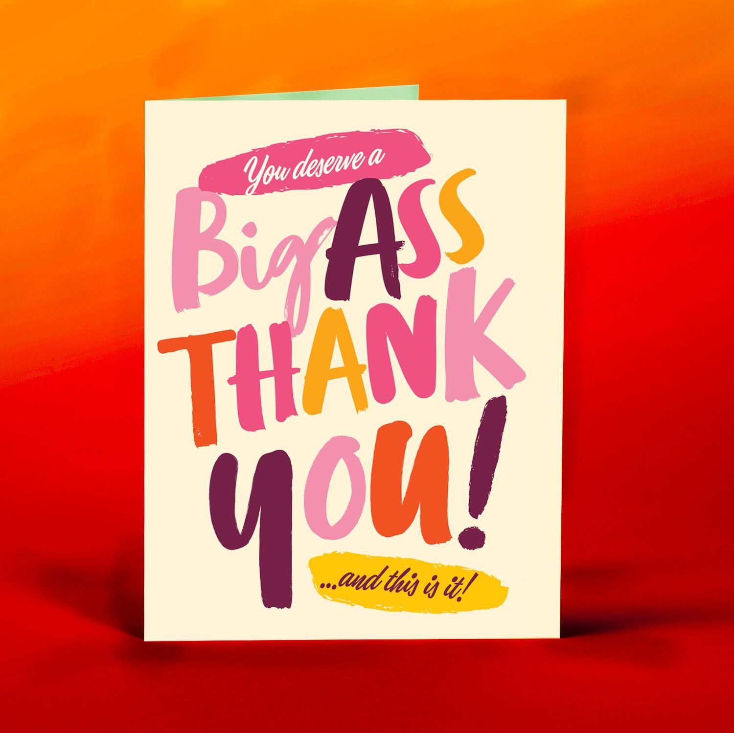 Card - Big Ass Thank You