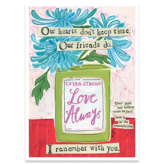 Card - Our Hearts Don&#39;t Keep Time