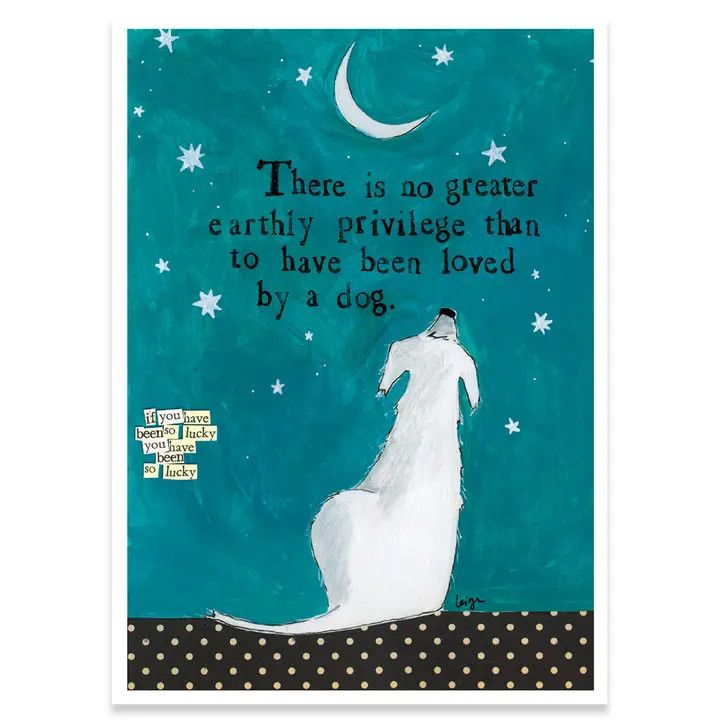 Card - Loved by a Dog