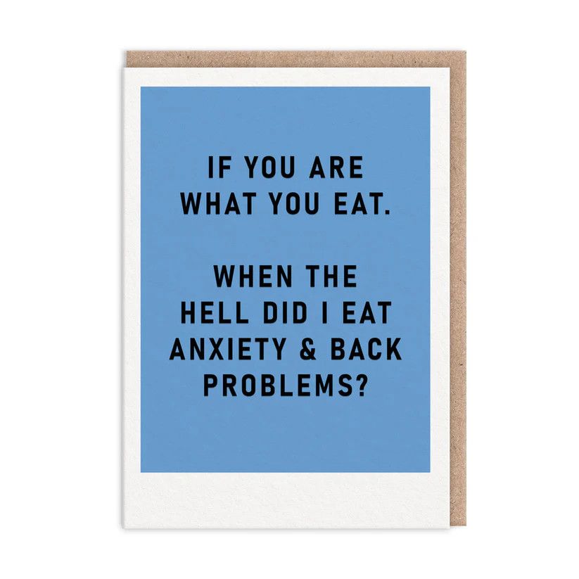 Card - What You Eat