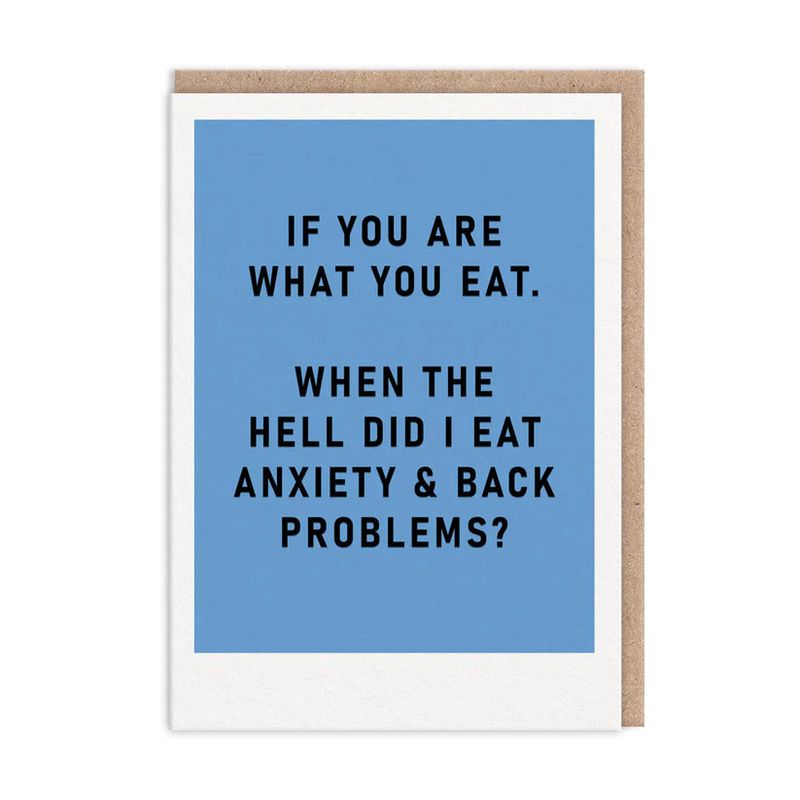 Card - What You Eat/D