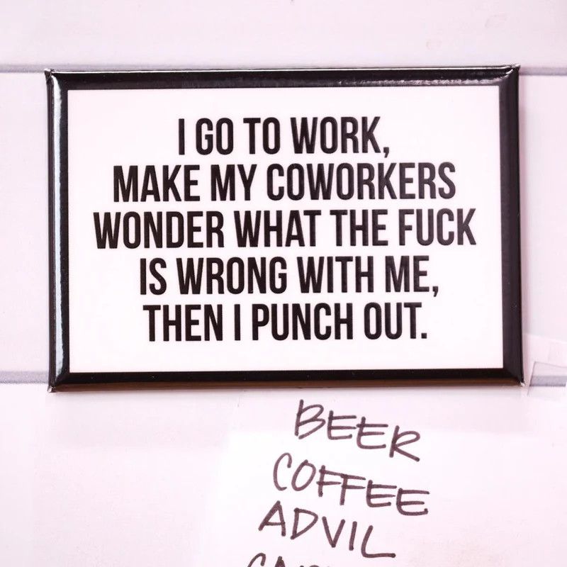 Make My Coworkers Wonder...Magnet