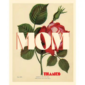 Card - Mom Rose Thanks