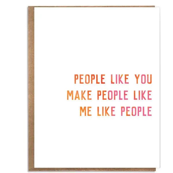 Card - People Like You