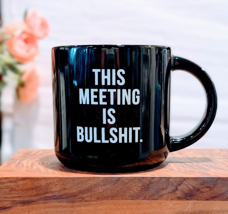 Ceramic Mug- Meeting