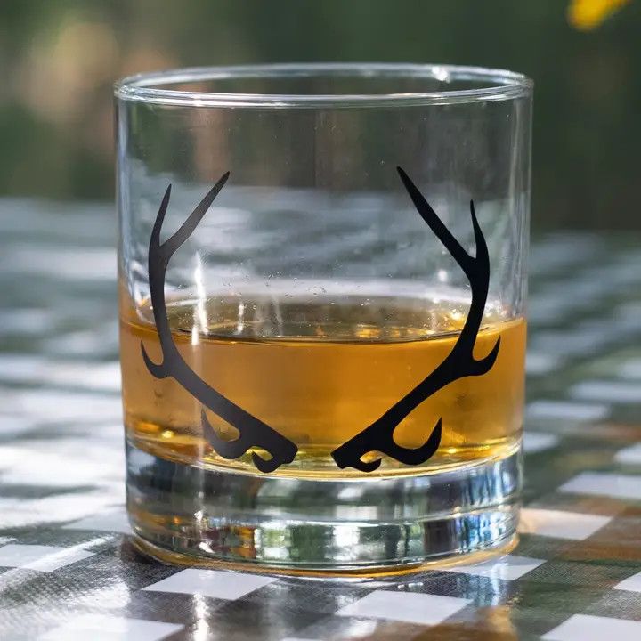 Whiskey Glass - Antler
