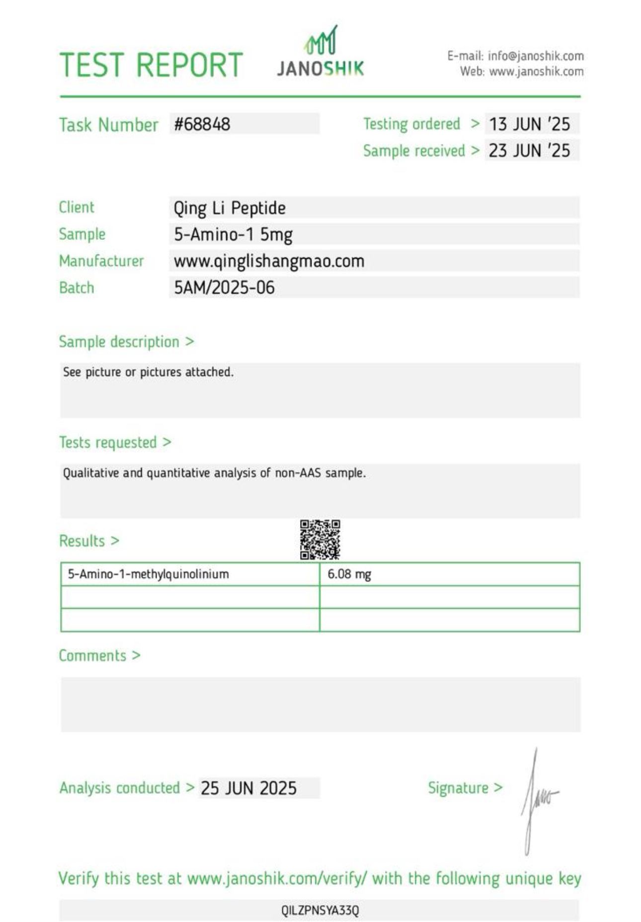 5-Amino-1MQ 5 MG