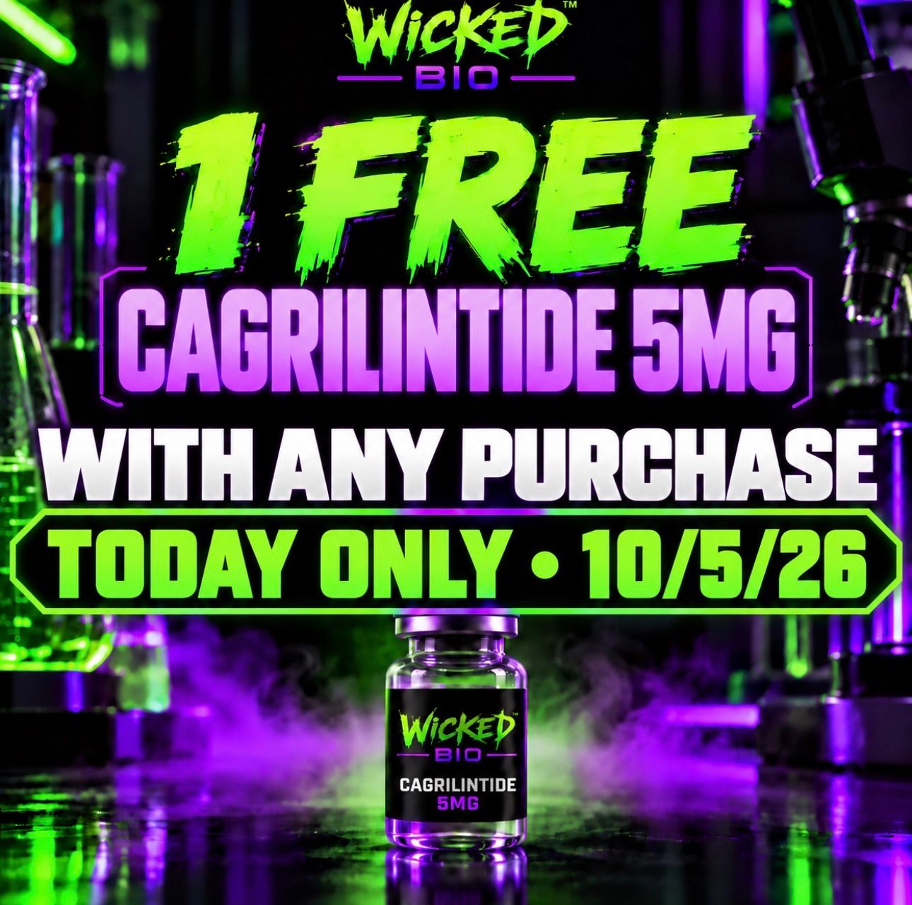 1 - FREE CAGRI / 5 m g / WITH ANY PURCHASE ONLY. 1 - FREE CAGRI / 5 m g / WITH ANY PURCHASE ONLY.