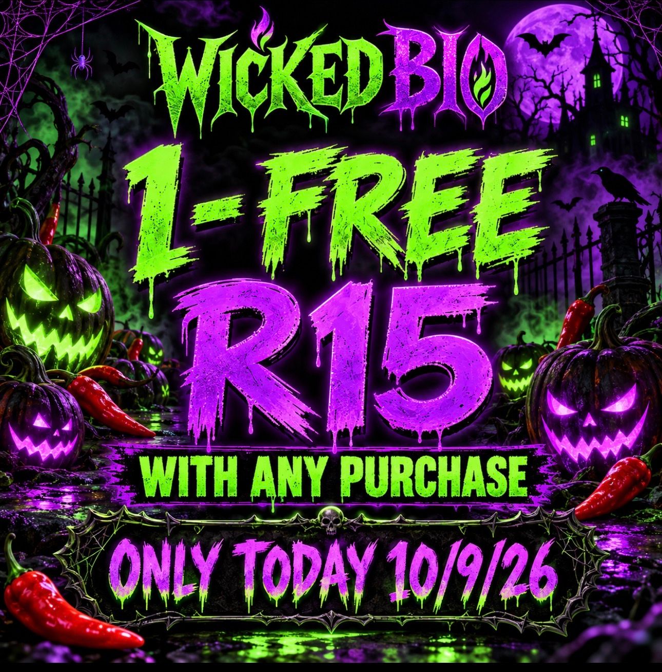 1 - FREE - R15 / WITH ANY PURCHASE ONLY. 1 - FREE - R15 / WITH ANY PURCHASE ONLY.