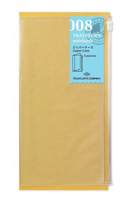 Traveler's Notebook - Zipper Case, Size: REGULAR