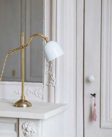 Bureaulamp - Bonaparte - Porselein
