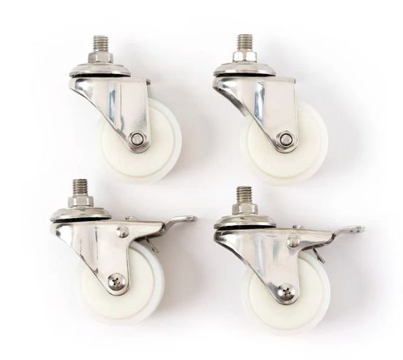 Parasolvoet - wieltjes (4 stuks)