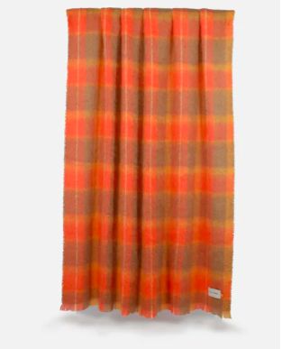 Mohair Plaid - 70% Mohair / 30% Wool - Drumin - 135 x 180cm
