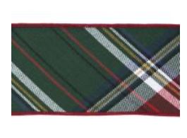 Tartan Lint - 4,50m, Size: 6,4 cm