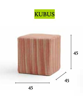 Kubus - 45 x 45 x 45 - loose cover - linnen