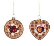Kerstversiering - Glas - Wafels