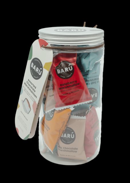 Assorted Flavours Marshmallows Jar