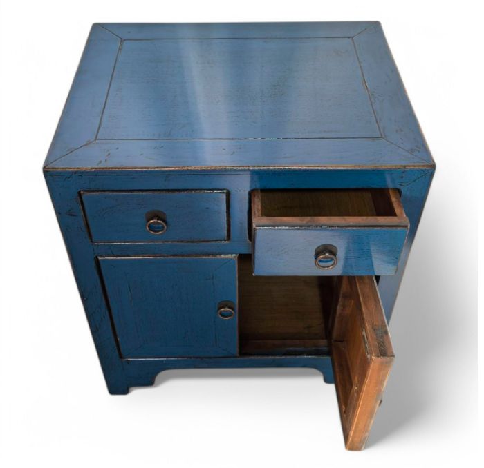 Cabinet Small - 2 doors + 2 drawers, Colour: Blue