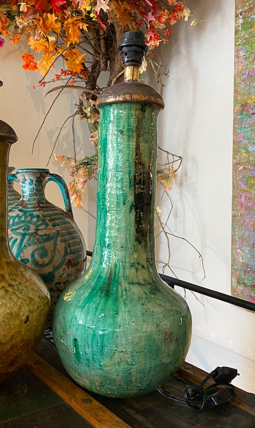 Lampenvoet Tamegroute, Colour: Groen