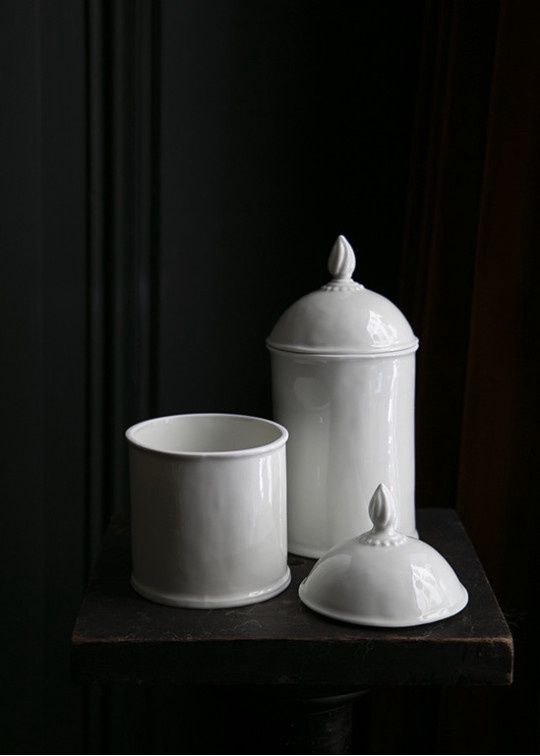 Potten - porselein, Size: SMALL, Variant: POT D'APOTHICAIRE