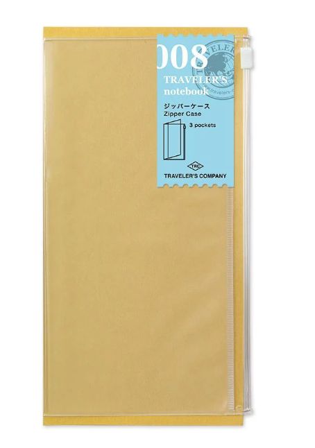 Traveler's Notebook - Zipper Case, Size: REGULAR