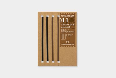 Traveler's Notebook - Connecting Rubber Bands - passport size