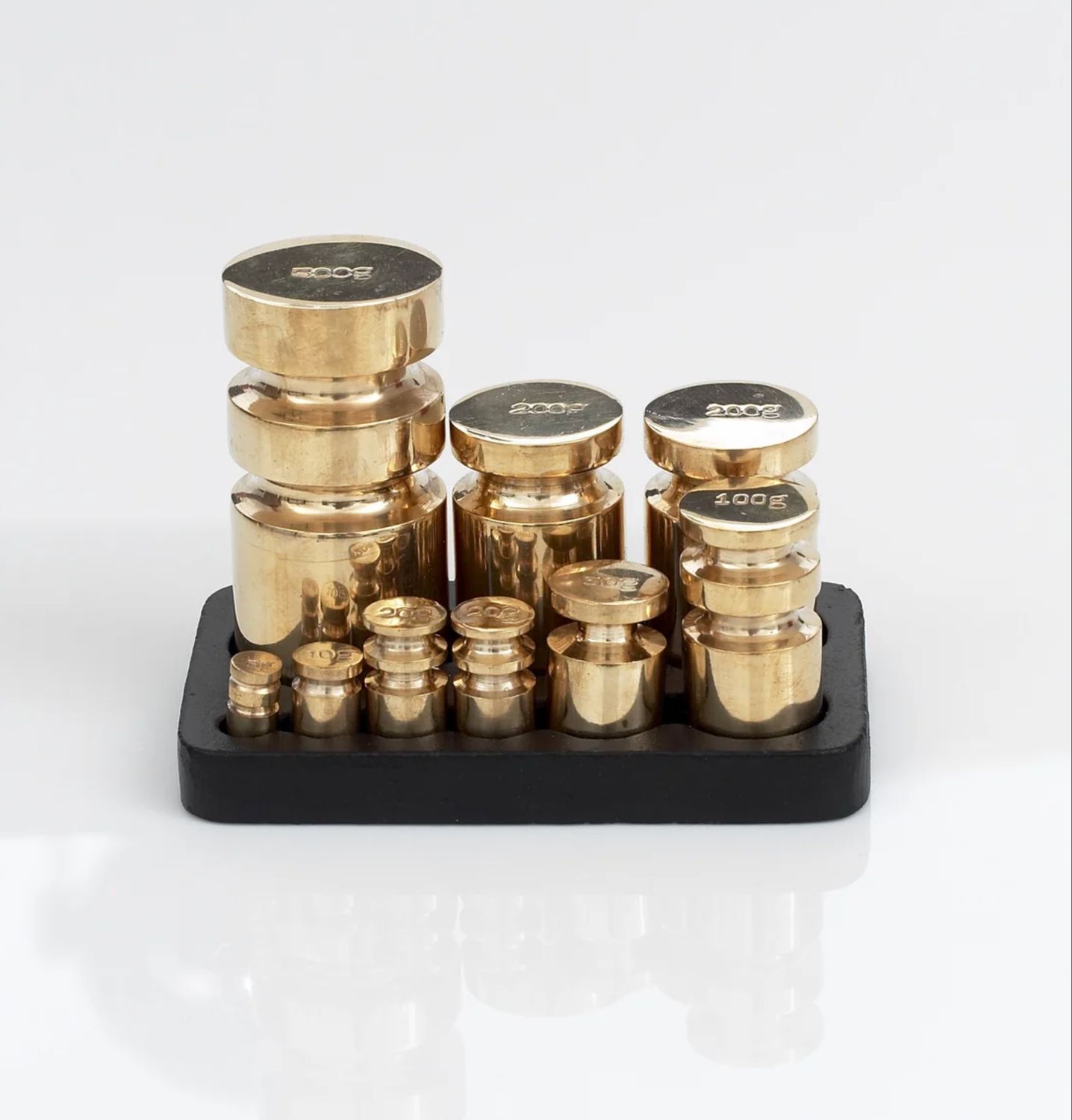 Metric Weights & Stand, Type: Brass