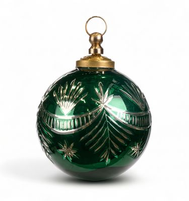 Kerstversiering - Ingeslepen glas