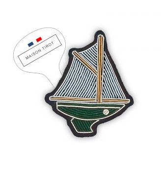 Broche - Medium - 1, Variant: Sailboat Saint Germain
