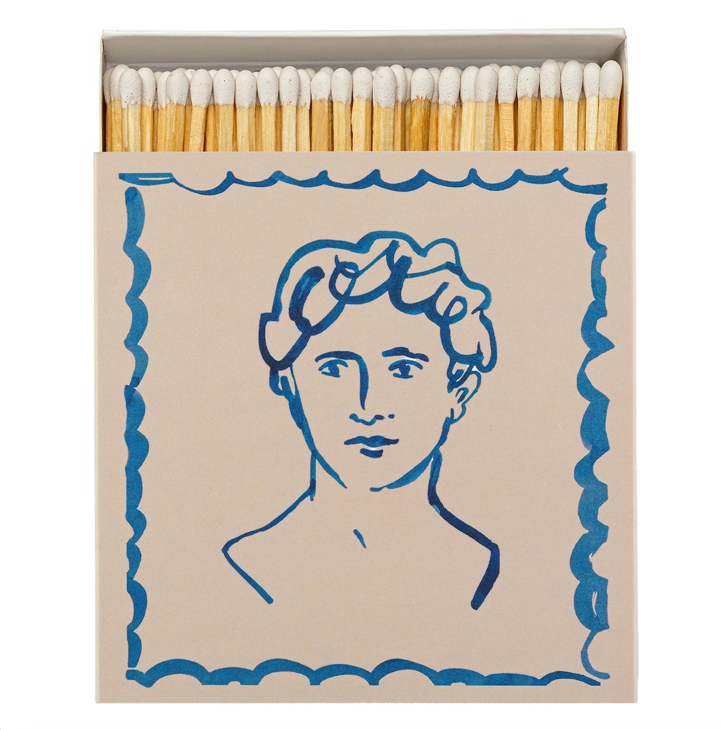 Vierkante Luciferdoosjes Vierkante Luciferdoosjes, Variant: Handsome Matches by Wanderlust Paper Co.