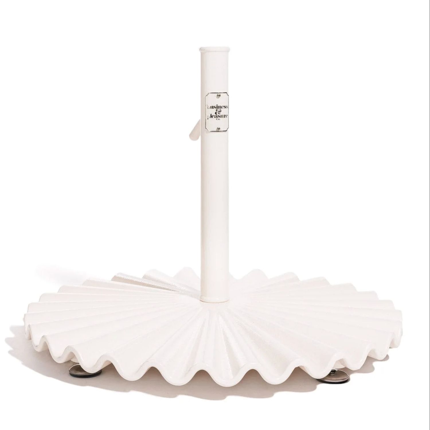 Business & Pleasure - Clamshell parasolvoeten Business & Pleasure - Clamshell parasolvoeten, Colour: Antique White, Variant: 25kg