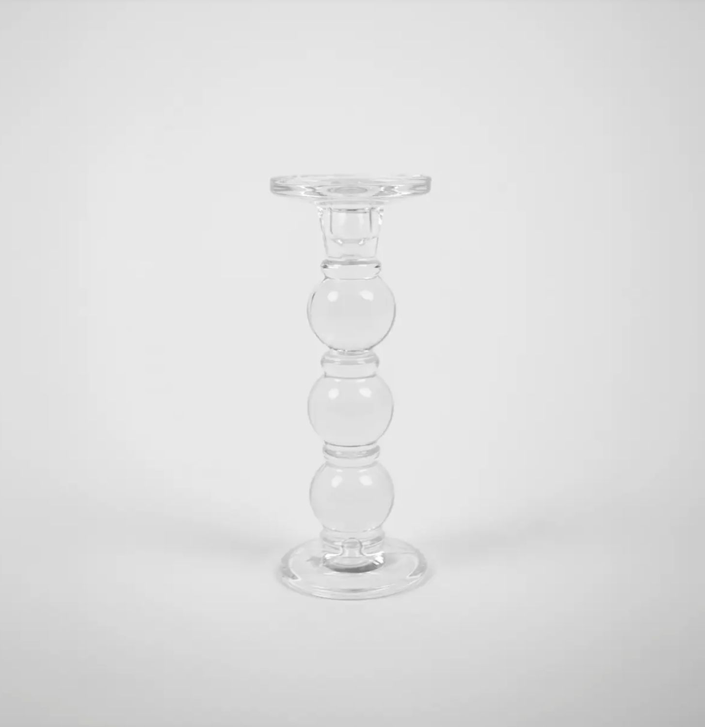 Siro - Glazen Kandelaar Siro - Glazen Kandelaar, Size: 23,50cm