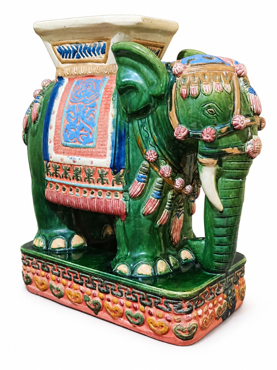 Antieke "Lucky" Olifant - bijzettafel