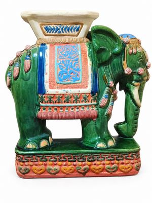 Antieke "Lucky" Olifant - bijzettafel