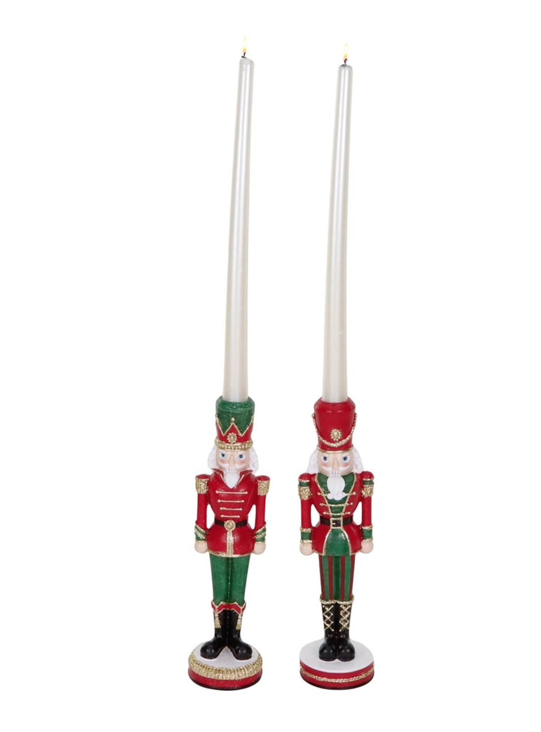 Nutcracker kandelaar - set van 2 stuks
