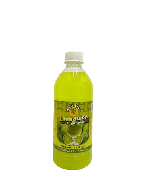 Aunt Vie Lime Juice 475ml.